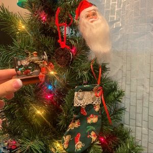 💰💰📌Vintage 1980s Christmas ornaments set of 4